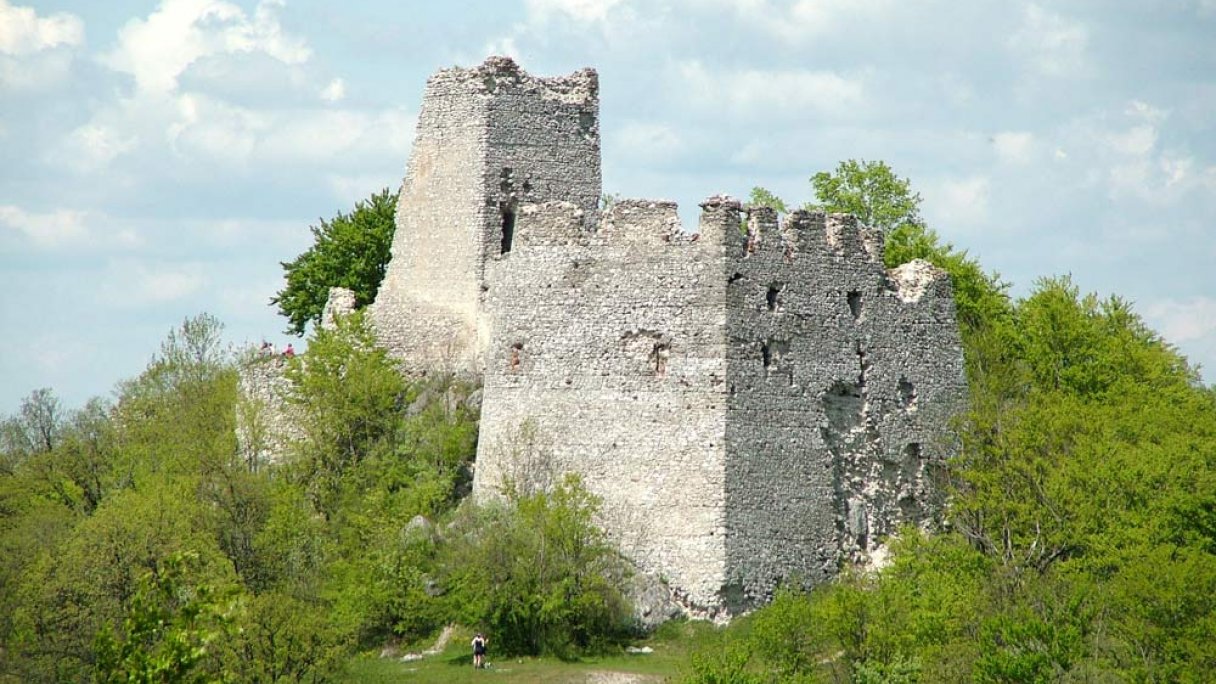 Hrad Tematín 1 Zdroj: https://sk.wikipedia.org/wiki/Temat%C3%ADn