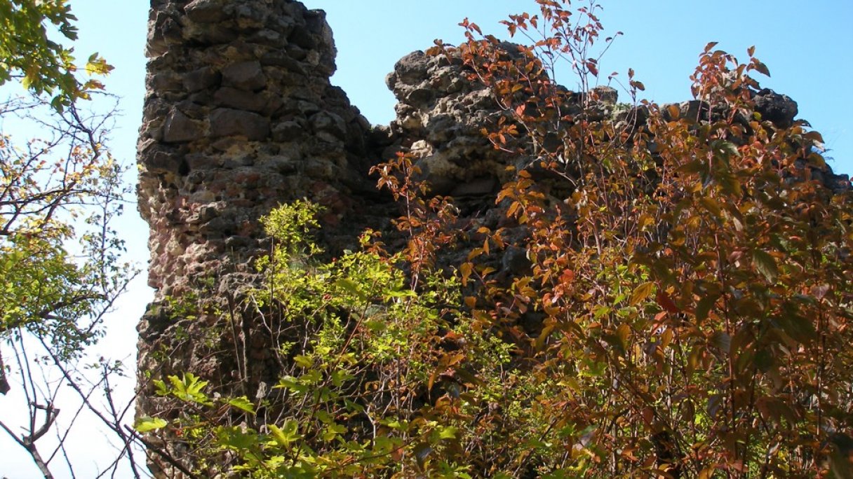 Štátna prírodná rezervácia Zbojnícky zámok nad obcou Ruská Nová Ves Autor: Jozef Kotulič Zdroj: https://sk.wikipedia.org/wiki/Zbojn%C3%ADcky_hrad#/media/S%C3%BAbor:Slovakia_Castle_Zbojnicky_14.JPG