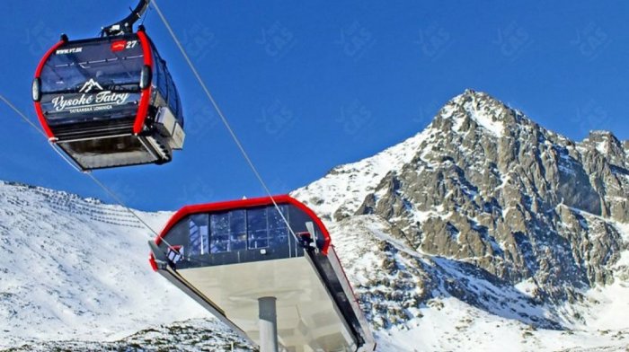 Lanovka na Skalnaté pleso a Lomnický štít