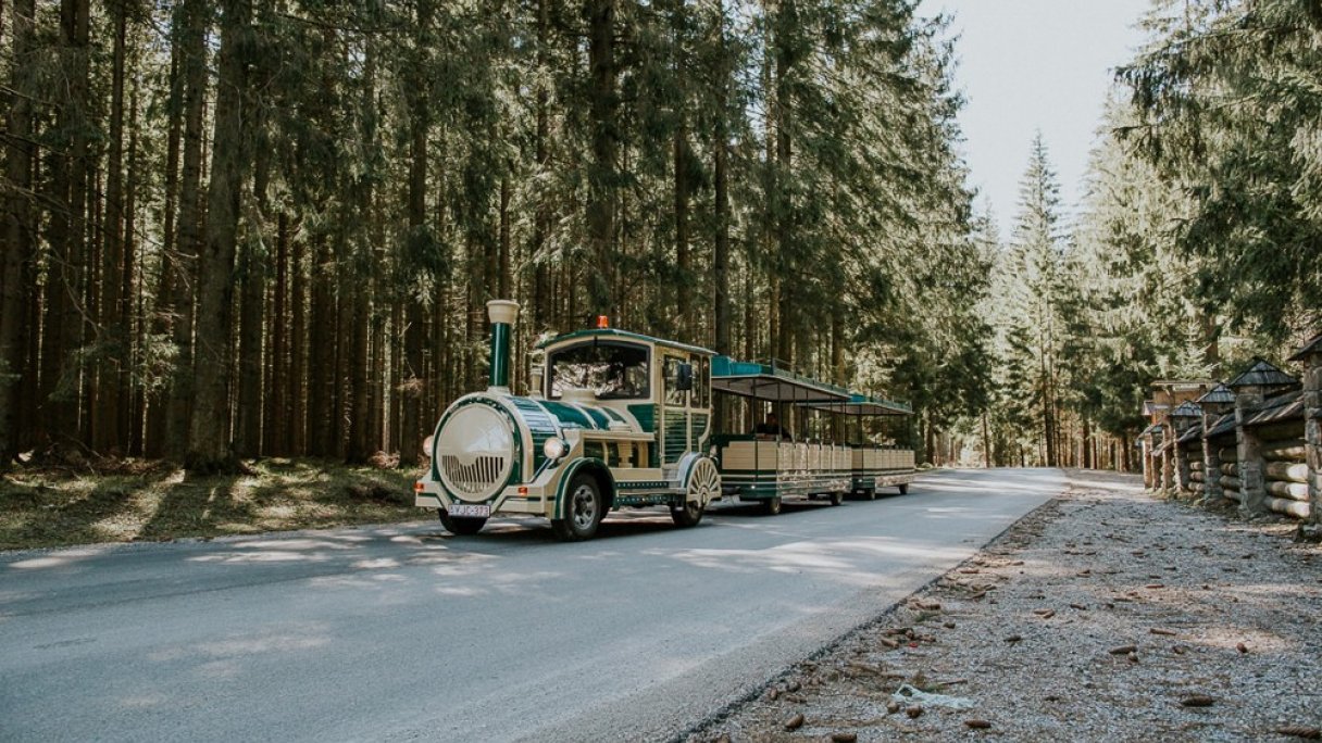 Roháčsky turistický vláčik Zdroj: https://rohacskyvlacik.sk/wp-content/uploads/2017/04/Rohacsky-turisticky-vlacik-0001.jpg