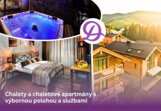 Exkluzívne Chalets De Luxe v Nízkych Tatrách s lanovkami, skipassmi a vodnými parkami v cene pobytu