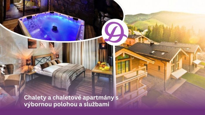 Exkluzívne Chalets De Luxe v Nízkych Tatrách s lanovkami, skipassmi a vodnými parkami v cene pobytu