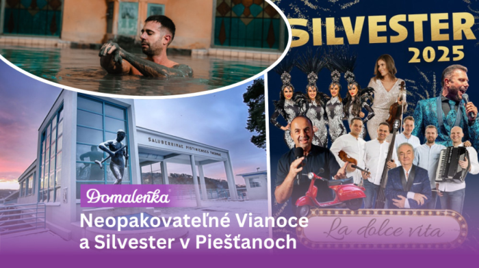 Vianočný relax a Silvester v štýle Felliniho sladkého života – v srdci piešťanských kúpeľov