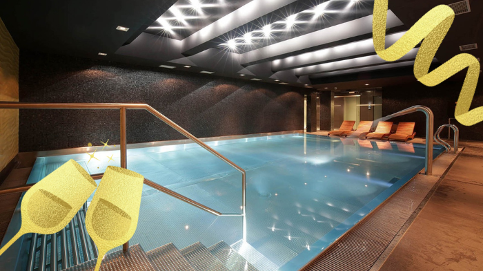 Silvester v rock and roll štýle, v sprievode hudby a tanca