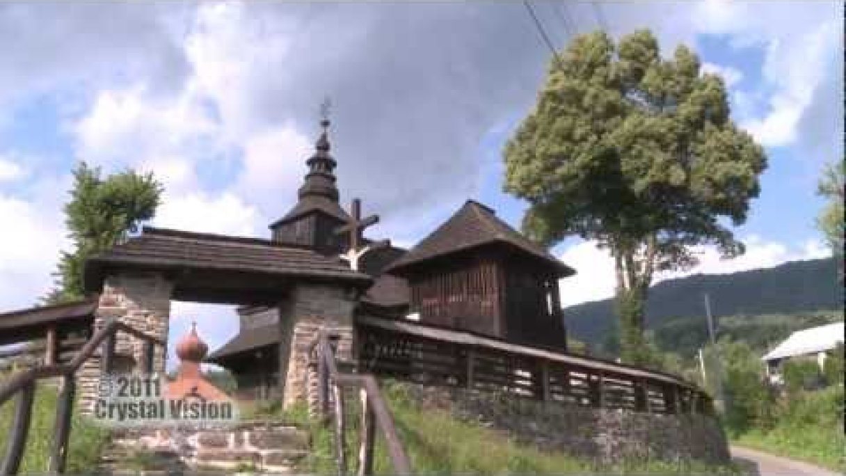 Drevená cerkev svätého Michala Archanjela (Ruský Potok) Autor: Slovensky Trip Zdroj: https://www.youtube.com/@slovaktrip Drevená cerkev svätého Michala Archanjela (Ruský Potok) Autor: Slovensky Trip Zdroj: https://www.youtube.com/@slovaktrip
