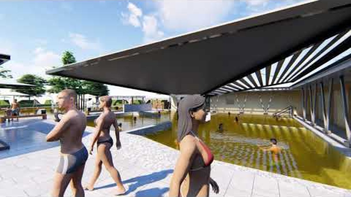 Modernizácia termálneho kúpaliska - Tvrdošovce Autor: Ing. arch. Roland Hoferica Zdroj: https://www.youtube.com/@Ing.arch.Roland.Hoferica Modernizácia termálneho kúpaliska - Tvrdošovce Autor: Ing. arch. Roland Hoferica Zdroj: https://www.youtube.com/@Ing.arch.Roland.Hoferica