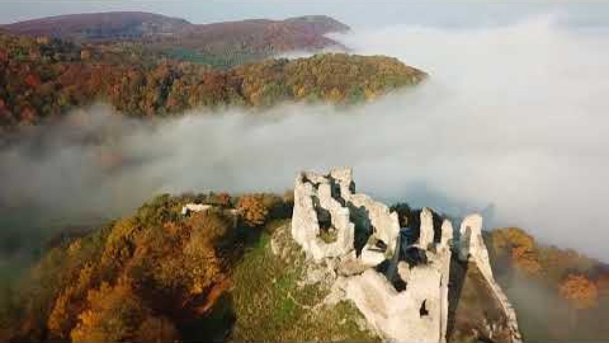 Brekovský hrad.Brekov castle. Autor: spider lubos Zdroj: https://www.youtube.com/@spiderlubos3688