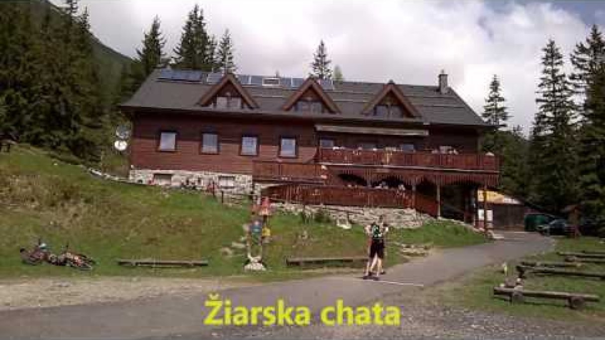 Žiarska chata a Šarafiový vodopád. Autor: Jano bello Zdroj: https://www.youtube.com/@janobello
