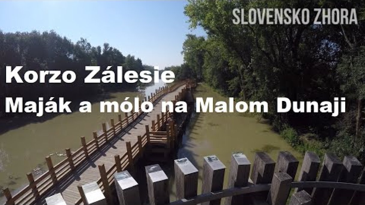 Korzo Zálesie - Maják a mólo na Malom Dunaji - Záleský maják Autor: SLOVENSKO ZHORA Zdroj: https://www.youtube.com/@SLOVENSKO-ZHORA Korzo Zálesie - Maják a mólo na Malom Dunaji - Záleský maják Autor: SLOVENSKO ZHORA Zdroj: https://www.youtube.com/@SLOVENSKO-ZHORA