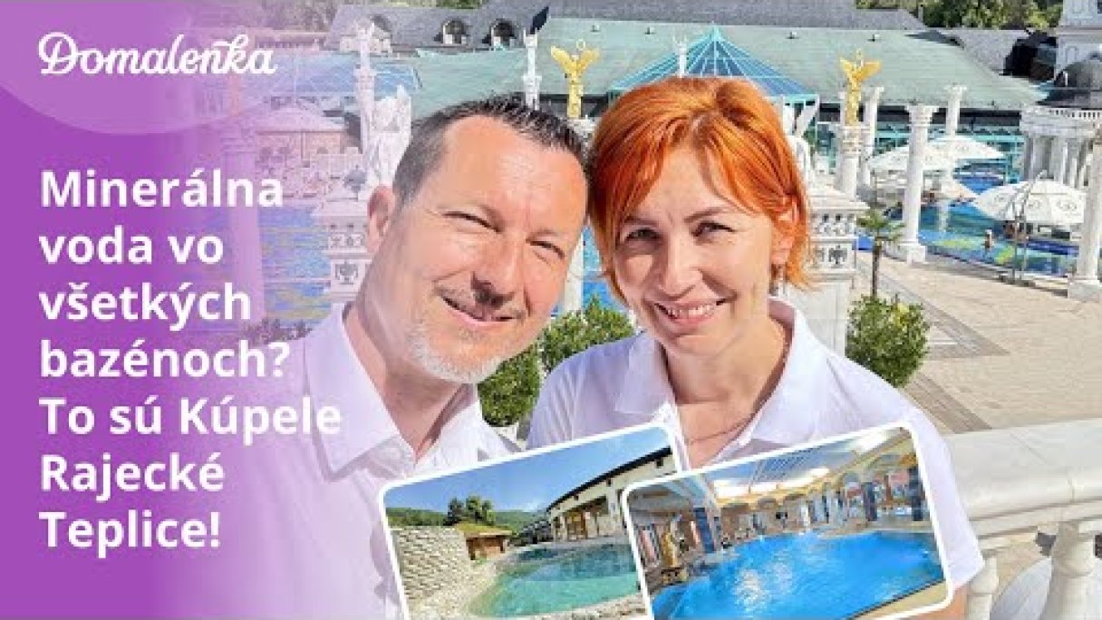Kúpele Rajecké Teplice: Minerálna voda vo všetkých bazénoch a obrovský wellness  Autor: Domalenka predtým Sorger Zdroj: https://www.youtube.com/@domalenka
