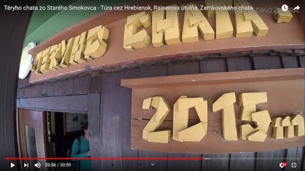 Téryho chata zo Starého Smokovca - Túra cez Hrebienok, Rainerova útulňa, Zamkovského chata Autor: SLOVENSKO ZHORA Zdroj: https://www.youtube.com/@SLOVENSKO-ZHORA Téryho chata zo Starého Smokovca - Túra cez Hrebienok, Rainerova útulňa, Zamkovského chata Autor: SLOVENSKO ZHORA Zdroj: https://www.youtube.com/@SLOVENSKO-ZHORA