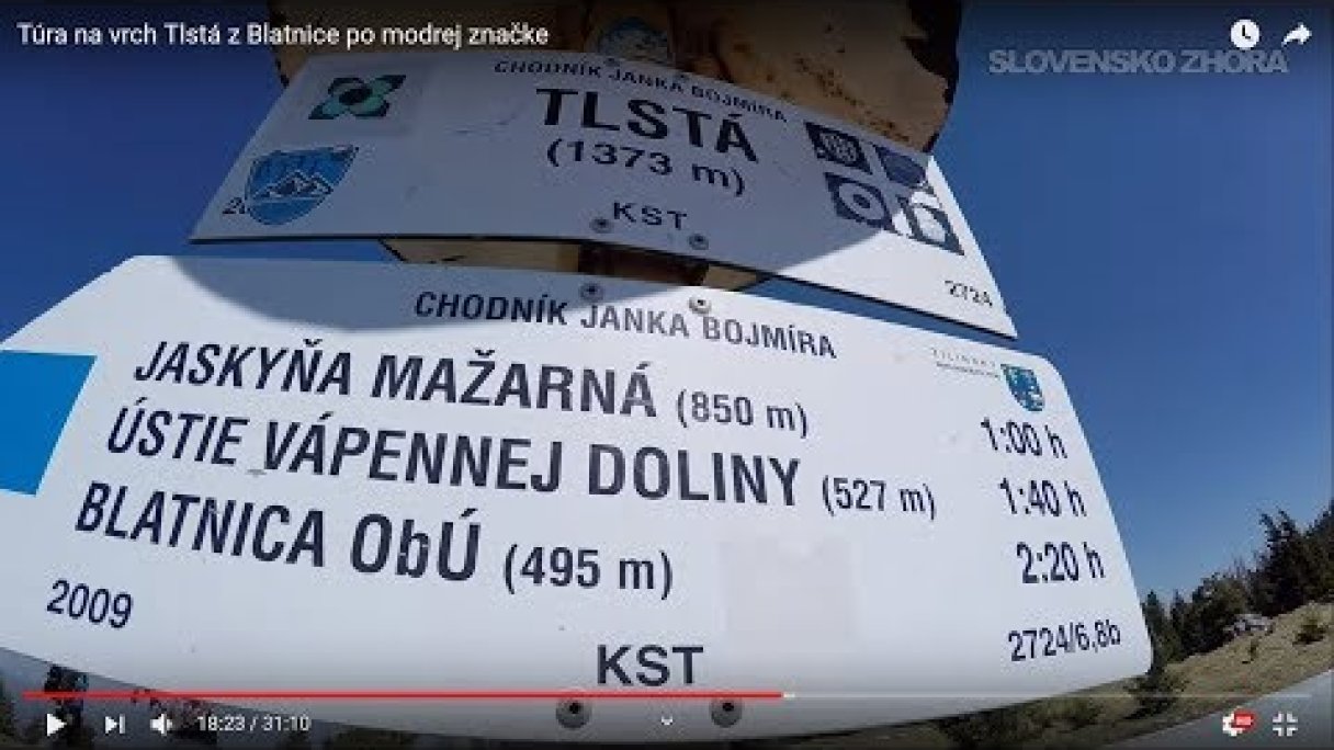Túra na vrch Tlstá z Blatnice po modrej značke Autor: SLOVENSKO ZHORA Zdroj: https://www.youtube.com/@SLOVENSKO-ZHORA Túra na vrch Tlstá z Blatnice po modrej značke Autor: SLOVENSKO ZHORA Zdroj: https://www.youtube.com/@SLOVENSKO-ZHORA