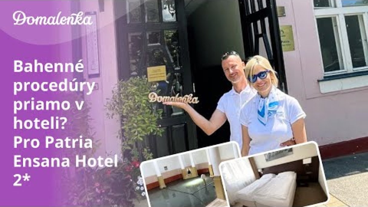 Kúpele Piešťany: Pro Patria Ensana Hotel 2* (kompletná prehliadka) Autor: Domalenka predtým Sorger Zdroj: https://www.youtube.com/@domalenka