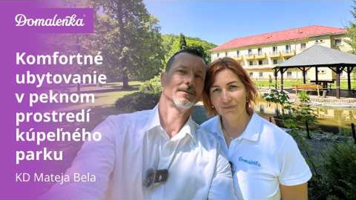 Kúpeľný dom Mateja Bela: Komfortné ubytovanie v peknom prostredí kúpeľného parku Autor: Domalenka predtým Sorger Zdroj: https://www.youtube.com/@domalenka