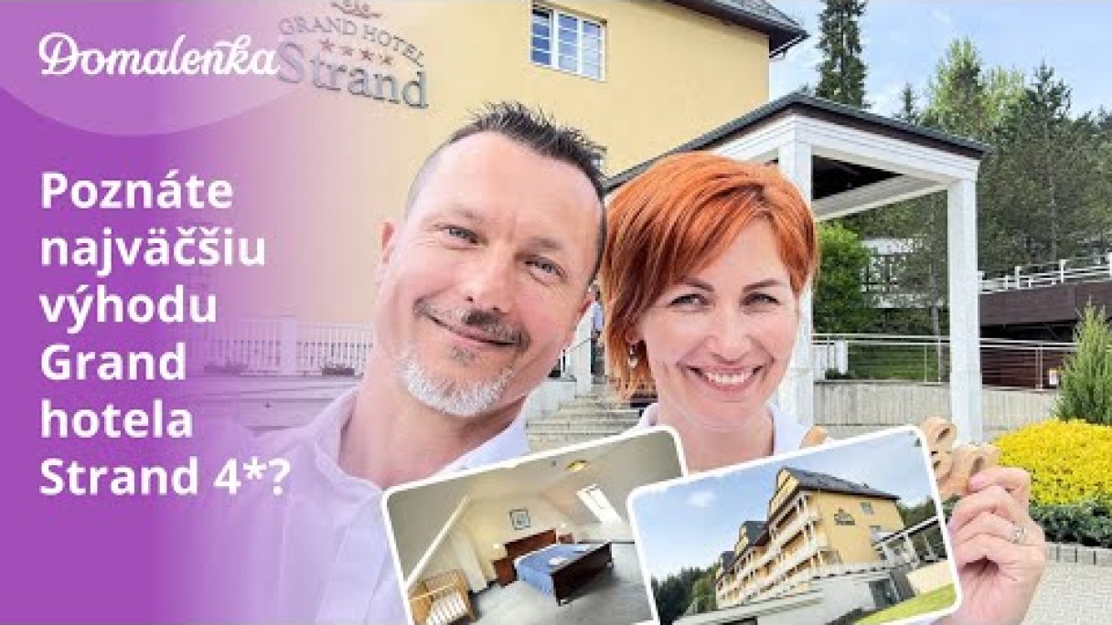 Kúpele Vyšné Ružbachy: Poznáte najväčšiu výhodu Grand hotela Strand 4*? Autor: Domalenka predtým Sorger Zdroj: https://www.youtube.com/@domalenka