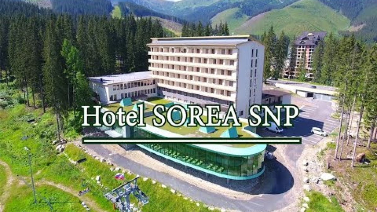 Hotel SOREA SNP - JASNÁ Autor: Miroslav Jurčo - JUMI fly Zdroj: https://www.youtube.com/@JUMIfly Hotel SOREA SNP - JASNÁ Autor: Miroslav Jurčo - JUMI fly Zdroj: https://www.youtube.com/@JUMIfly