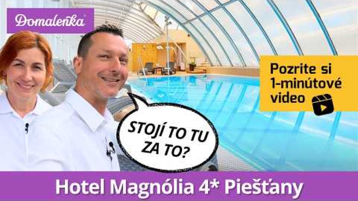 Hotel Magnólia 4* Piešťany – pre koho je a čo od neho čakať (1 min) Autor: Domalenka predtým Sorger Zdroj: https://www.youtube.com/@domalenka