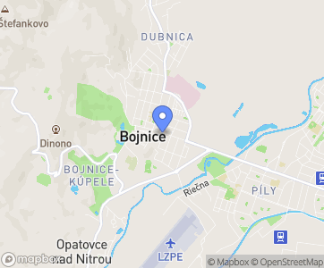 Penzión Mado Bojnice - Mapa