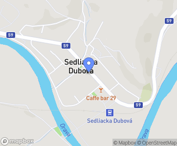 Kostol sv. Kozmu a Damiána Sedliacka Dubová - Mapa