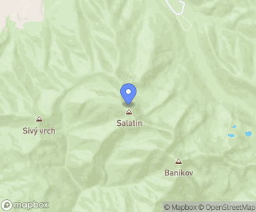 Salatín Západné Tatry - Mapa
