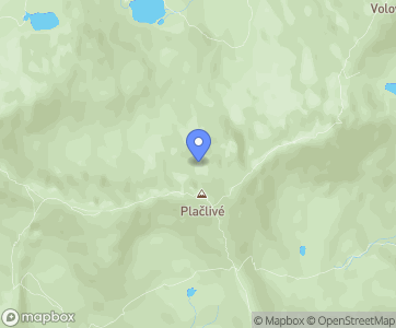 Vrch Plačlivé (Plačlivô) Západné Tatry - Mapa