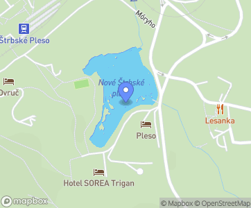 Jazero Nové Štrbské pleso - Mapa