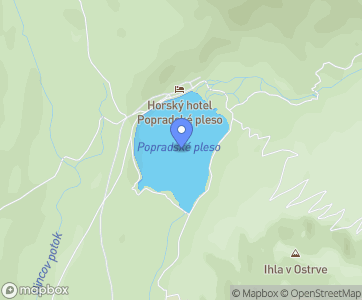 Popradské pleso - Mapa